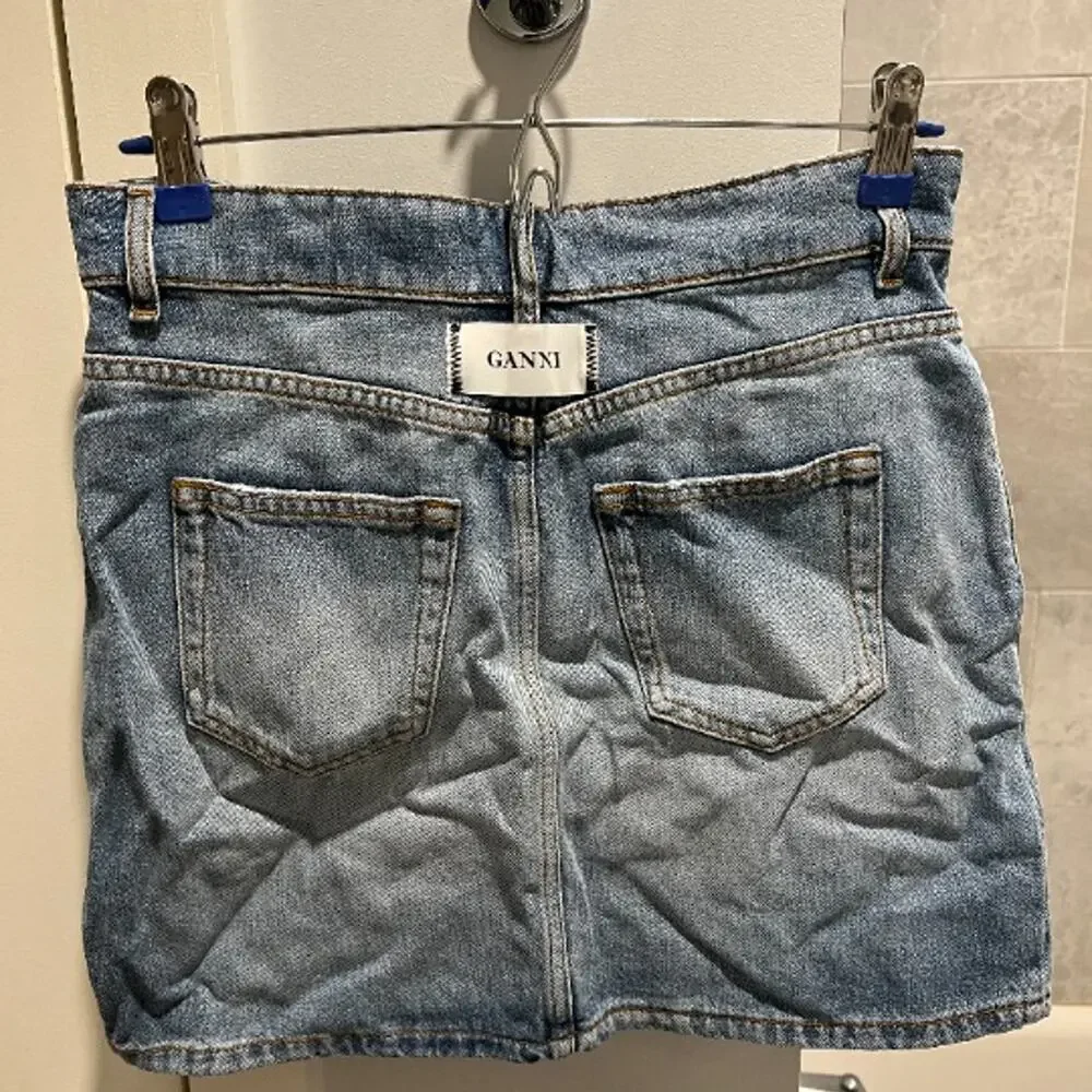 [New with Tag] GANNI Denim mini skirt 36 size